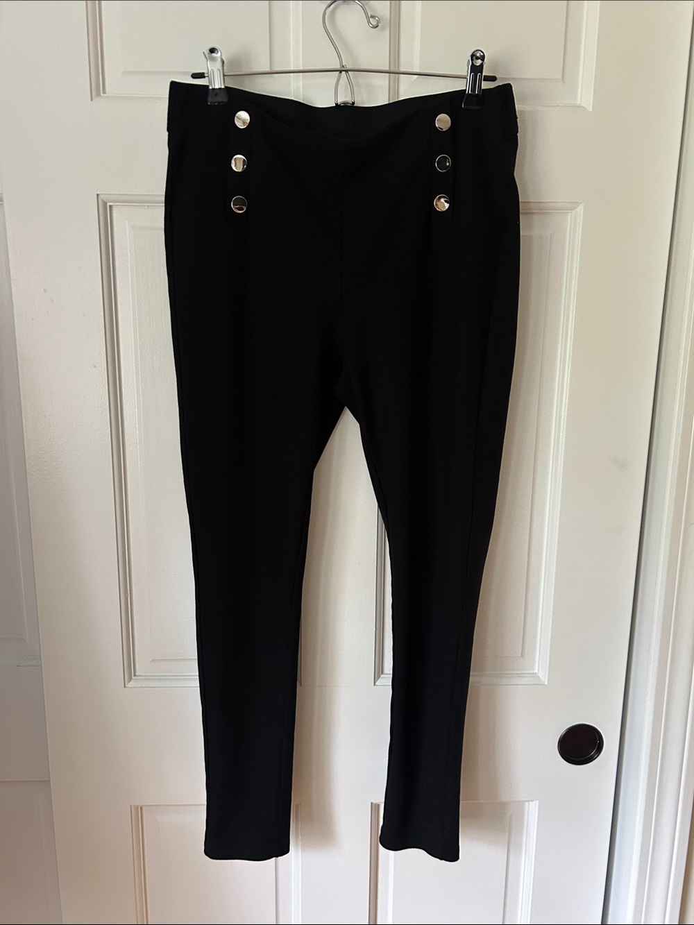 Maze Collection Skinny Pants in Black Size 1X